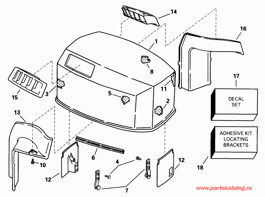 �������� ����� Evinrude BE90SLECM 1998  -  Evinrude - Evinrude
