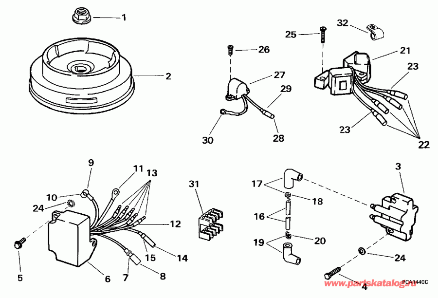 ��������� ��������� Evinrude E10FOLECA 1998  -  Rope / ����