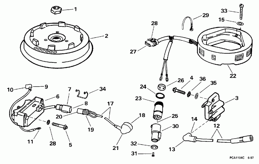 ��������� �������� ����� Evinrude E10FRECM 1998  -  Rope - ����
