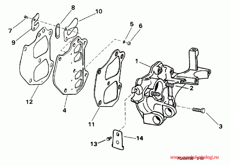 ��������� ��������� EVINRUDE E10RELECC 1998  - take Manifold
