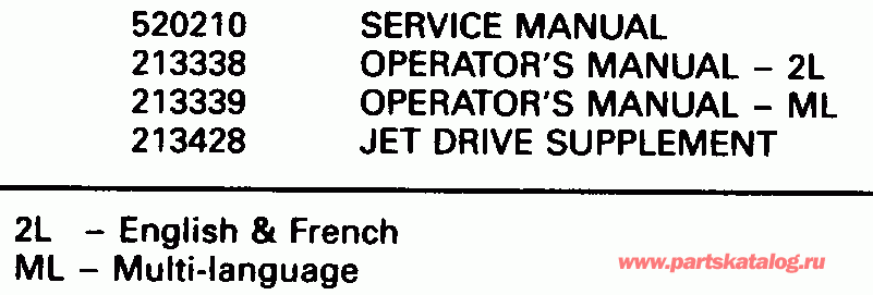 ��������� ��������� EVINRUDE E115ELECM 1998  - terature - terature