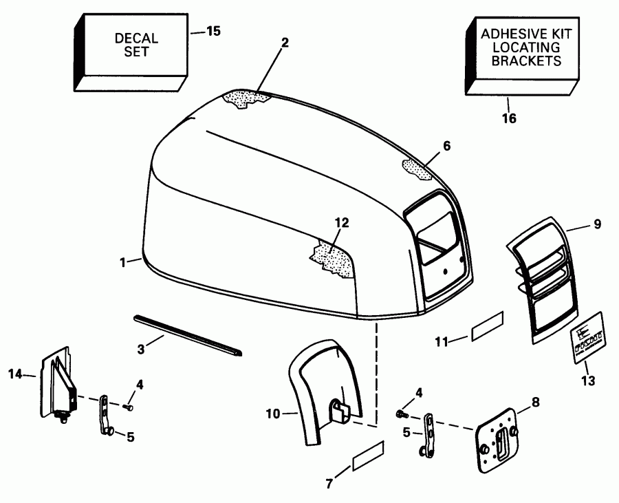 �������� ����� Evinrude E115FSLECS 1998  -  Evinrude / Evinrude