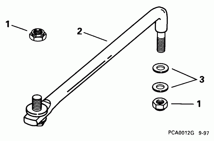 ��������� ����� Evinrude E115FSXECS 1998  - eering Link Kit - ee������ ����������� Kit