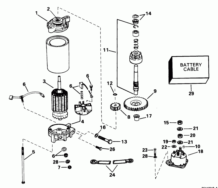 ��������� ������� E115FTLECS 1998  - ectric Starter - ectric �������