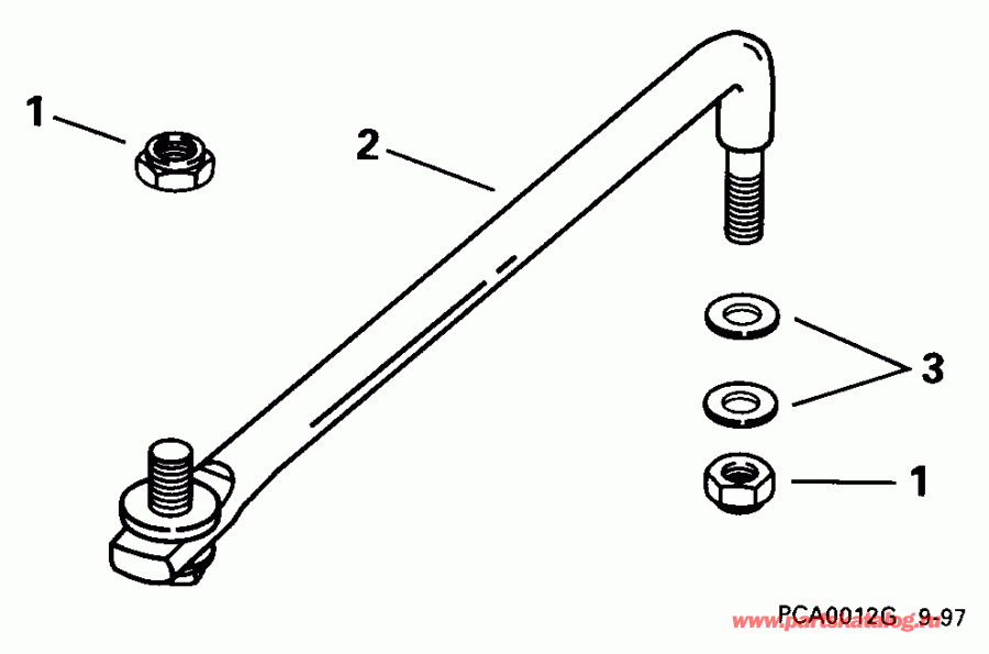��������� �������� ����� Evinrude E115FTLECS 1998  - eering Link Kit - ee������ ����������� Kit