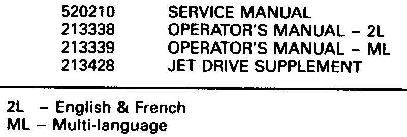 �������� ����� Evinrude E115GLECM 1998  - terature