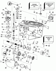 �������� -- 90 & 115 El, Gl, Sl Models (Gearcase -- 90 & 115 El, Gl, Sl Models)