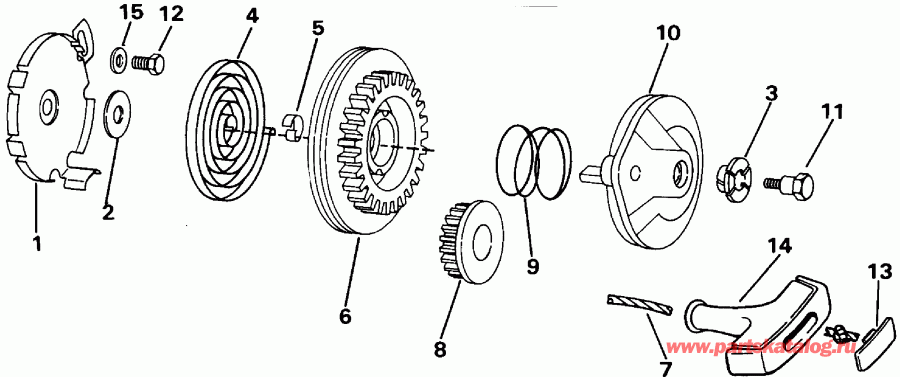 �������� ����� EVINRUDE E115SXECM 1998  - ectric ������� & Solenoid - ectric Starter & Solenoid