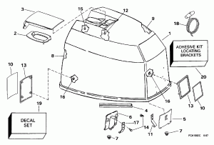 ������ ��������� (�����) -- Evinrude (Engine Cover -- Evinrude)