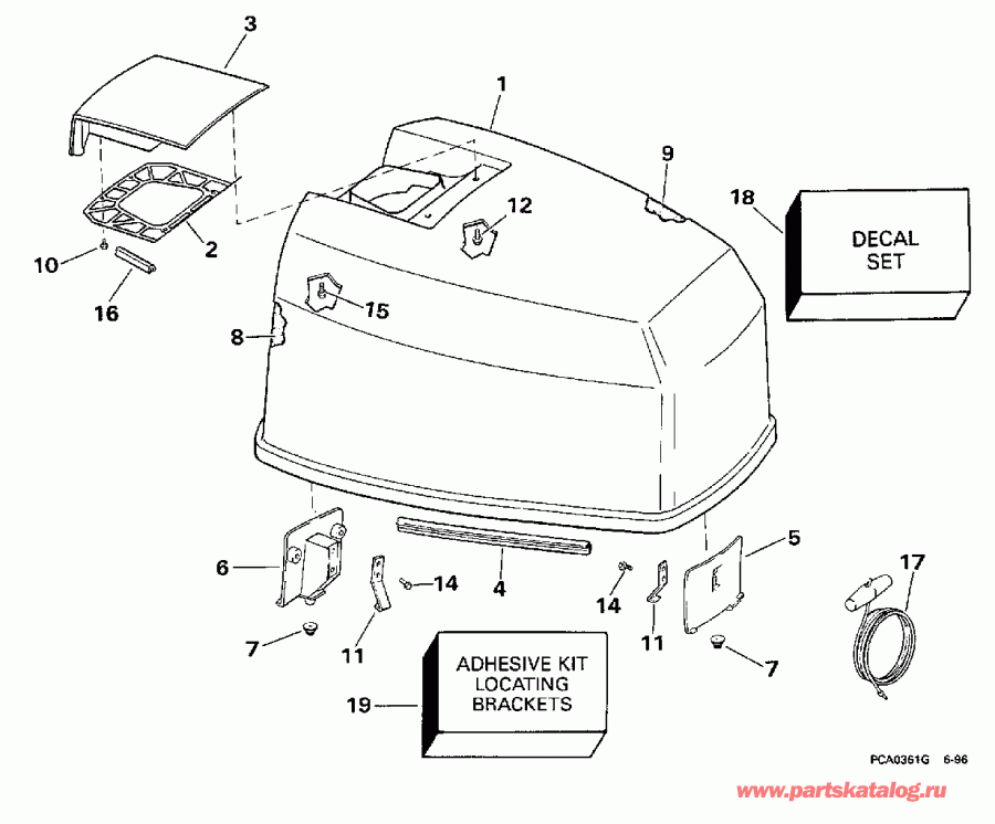 ��������� ��������� Evinrude E130TLECE 1998  -  Johnson - Johnson