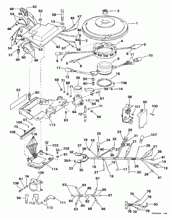 ��������� ����� Evinrude E130TLECE 1998  - nition System / nition System