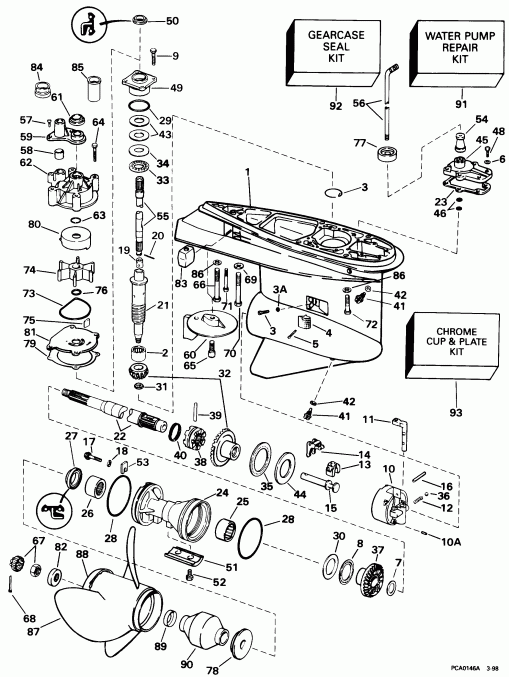 ��������� ����� Evinrude E130TXACB 1998  - arcase - arcase