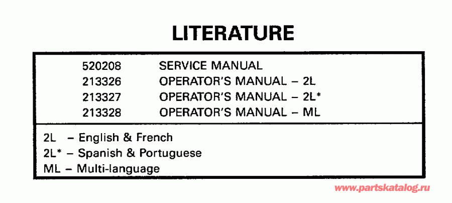    Evinrude E150ELECD 1998  - terature - terature