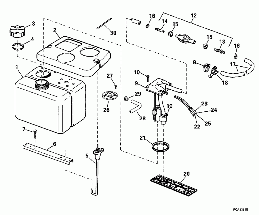 �������� ����� ������� E150FSXECR 1998  -  1.8 Gallon -- (optional) / 1.8 ������ -- (�����)