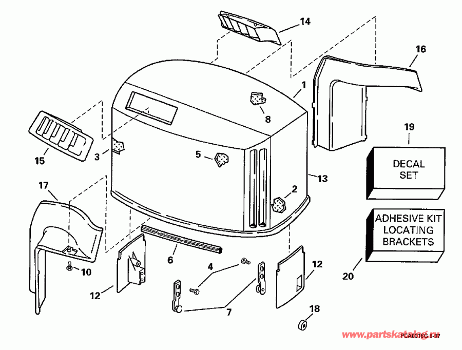 ����� Evinrude E150GLECD 1998  - Johnson -  Johnson