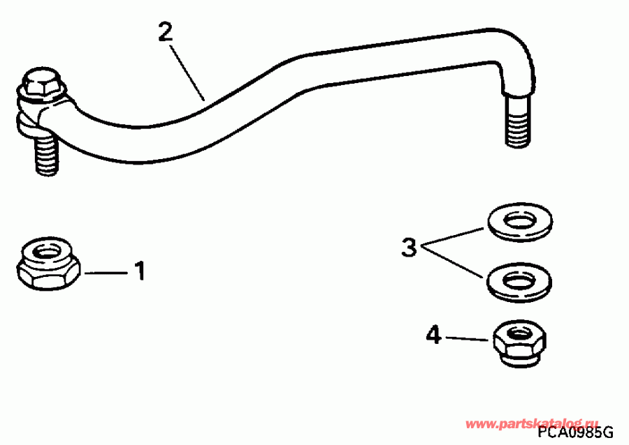 ����� EVINRUDE E15RECR 1998  - ee������ ����������� Kit / eering Link Kit