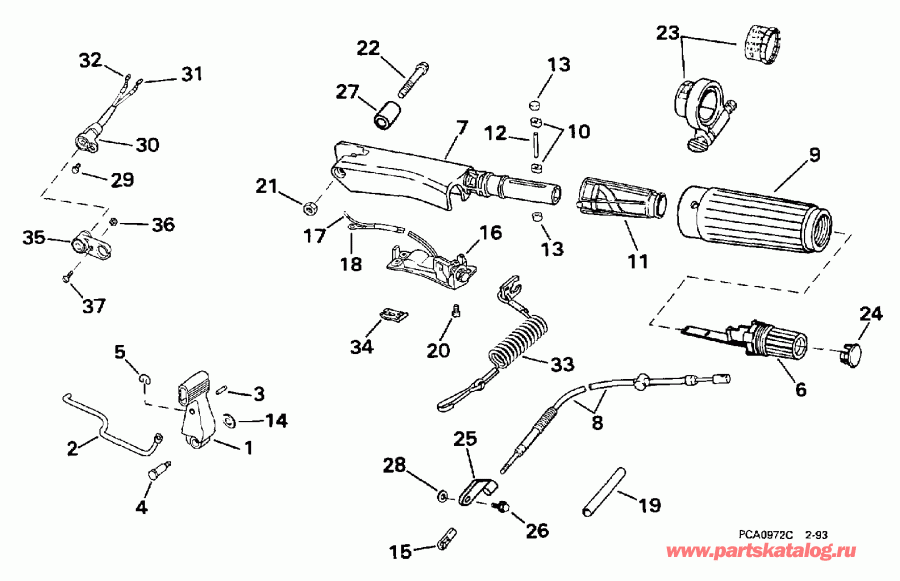 ��������� ������� E15RLECR 1998  - ee������ & ������������� Handle / eering & Shift Handle