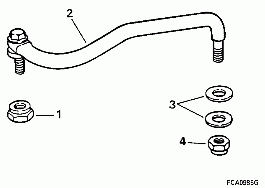��������� ��������� EVINRUDE E15RLECR 1998  - eering Link Kit