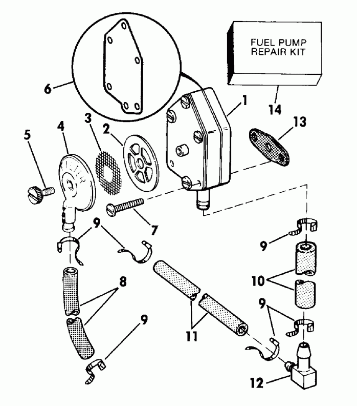 ��������� EVINRUDE E175EXECD 1998  - tor ���� �������� / tor Harness