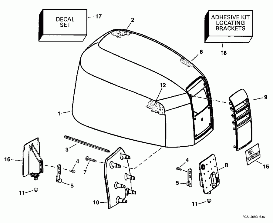 ��������� ����� Evinrude E175FSLECS 1998  -  Evinrude