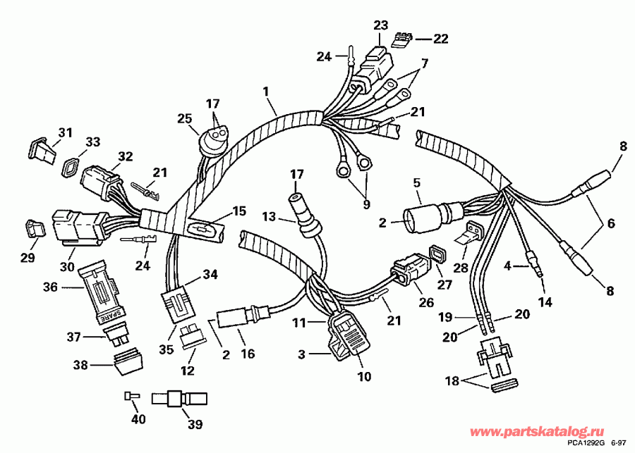  EVINRUDE E175GLECD 1998  - tor ���� �������� / tor Harness