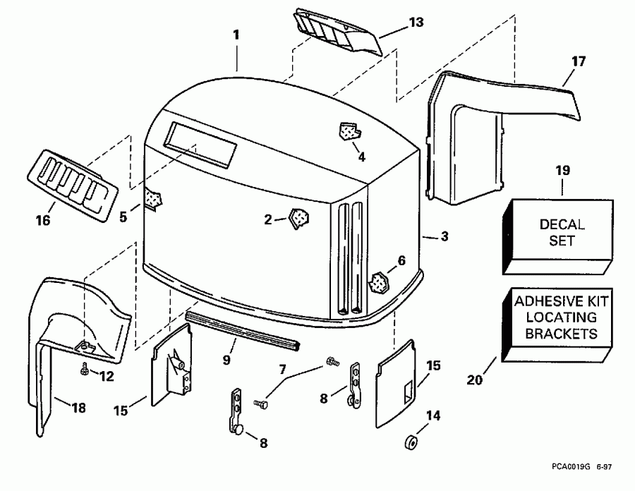 ��������� ������� E175NXECD 1998  - Evinrude /  Evinrude
