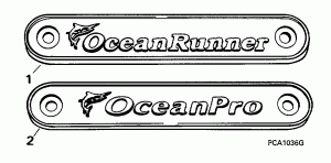 Accessory Transom Пластина -- Опции (Accessory Transom Plate -- Optional)