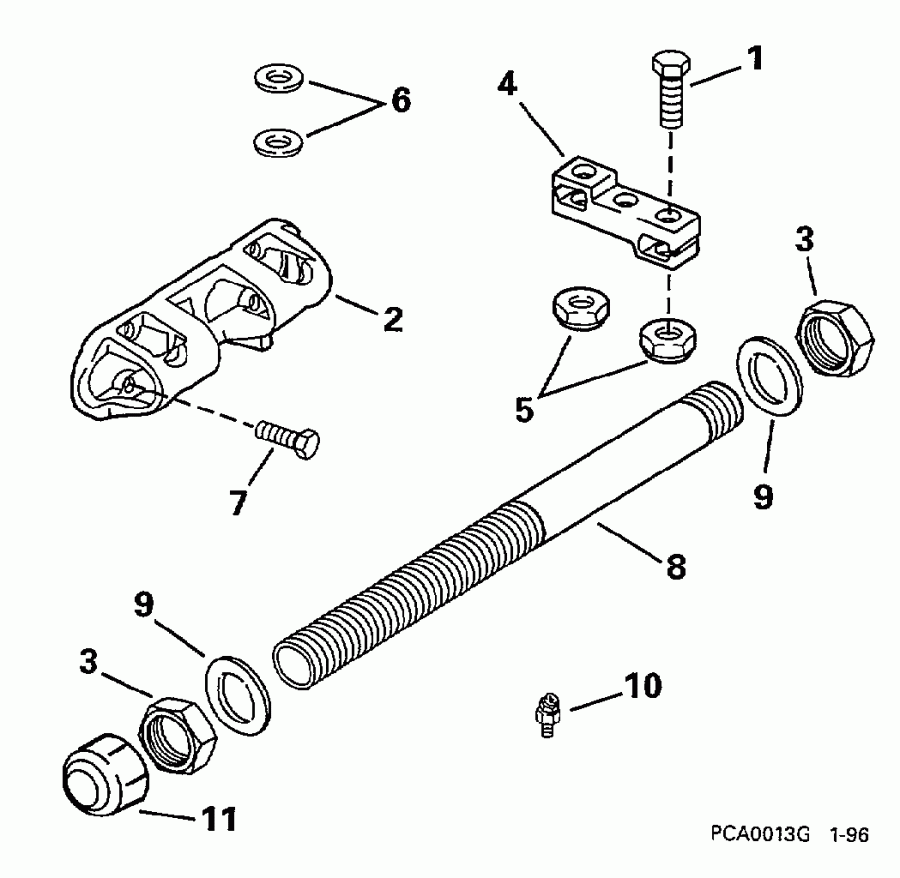 ��������� ����� Evinrude E250PXECD 1998  - ����� -  Optional