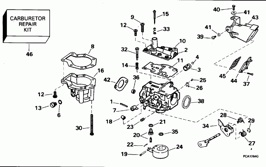 �������� ��������� ����� EVINRUDE E25EECE 1998  - take Manifold - take ���������