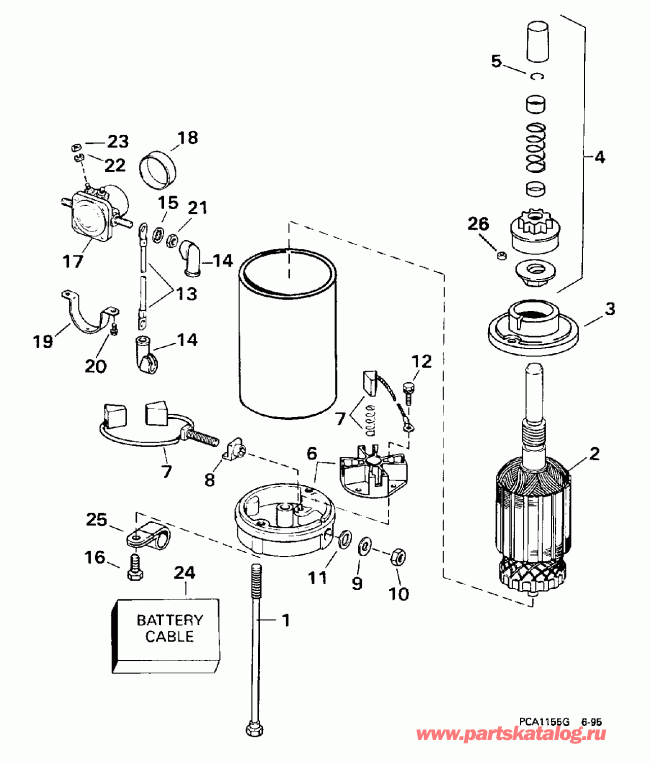  EVINRUDE E25ELECE 1998  - ectric ������� & Solenoid