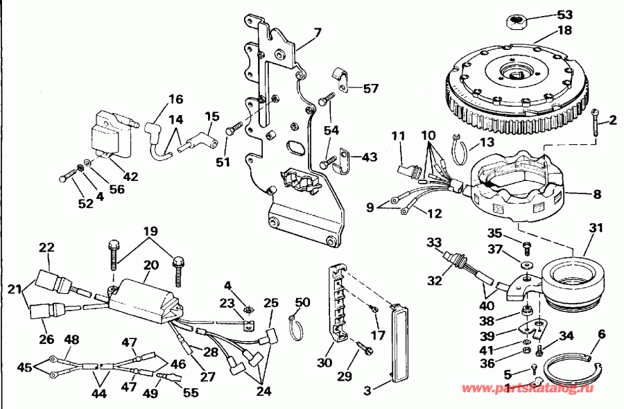 �������� ����� Evinrude E25RECB 1998  - wind ������� - wind Starter
