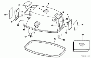 ������ ��������� (�����) -- Evinrude (Engine Cover -- Evinrude)