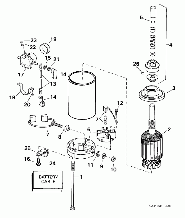 ��������� ����� ������� E30EECS 1998  - ectric ������� & Solenoid / ectric Starter & Solenoid