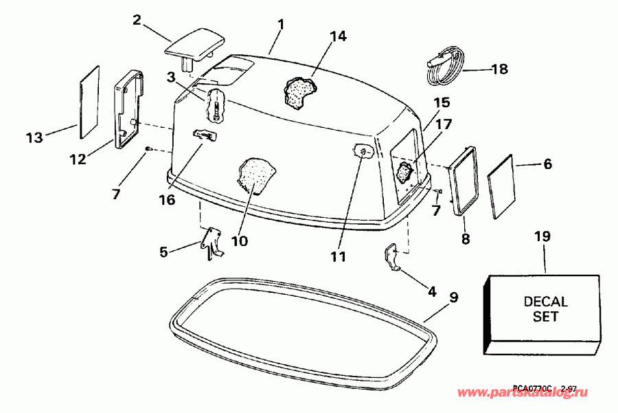 �������� ����� Evinrude E30EECS 1998  -  Johnson