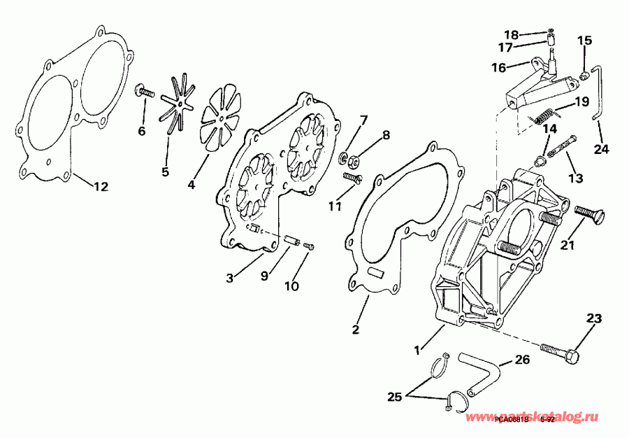 ��������� Evinrude E30TELECB 1998  - take ��������� - take Manifold