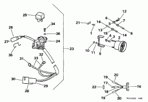 ���������������� ��������� ������� ��������� (Power Trim/tilt Electrical)