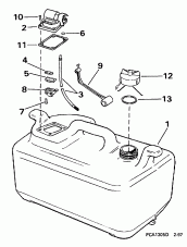 ��������� ��� -- 6 ������ (Fuel Tank -- 6 Gallon)