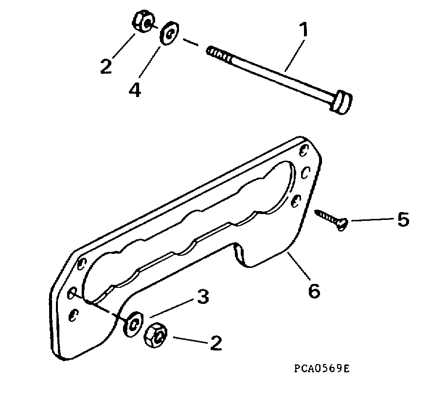 ��������� ��������� EVINRUDE E40JRECA 1998  - ansom Mount Kit