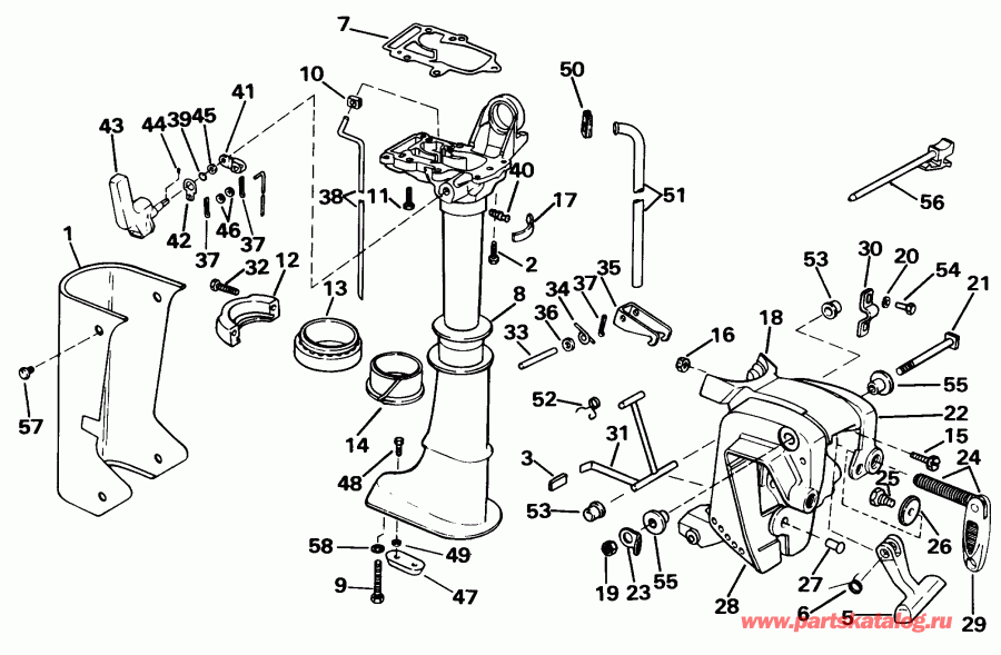  Evinrude E4BRLECRJ 1998  - dsection / dsection