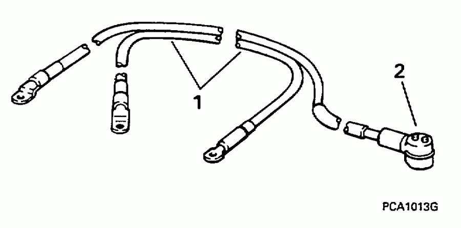   EVINRUDE E50DTLECA 1998  - ttery Cable - ttery 
