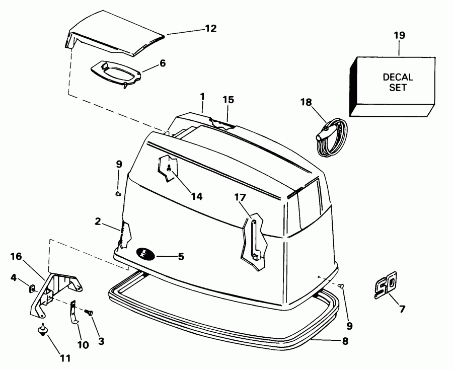 ��������� Evinrude E50DTLECA 1998  - Evinrude