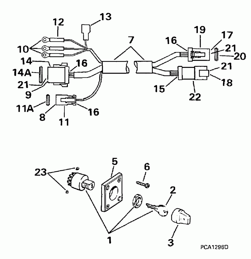 ��������� ��������� Evinrude E50TSLECC 1998  -  40te, 40ttl - 40te, 40ttl