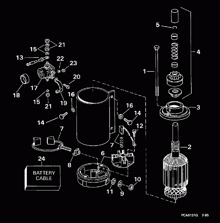��������� ����� ������� E50TTLECA 1998  - ectric Starter