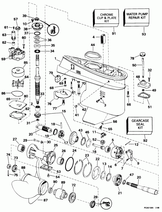   EVINRUDE E60TLECM 1998  - arcase