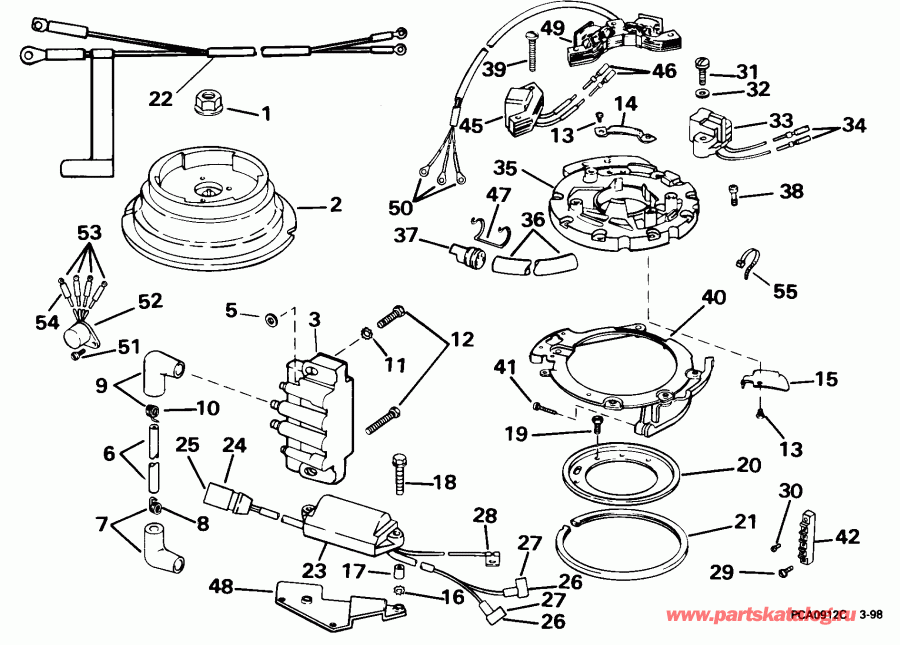 ��������� ��������� EVINRUDE E6RECR 1998  - nition