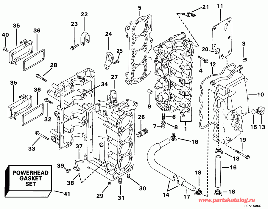 �������� ��������� ����� ������� E70FLTLECS 1998  - linder & Crankcase