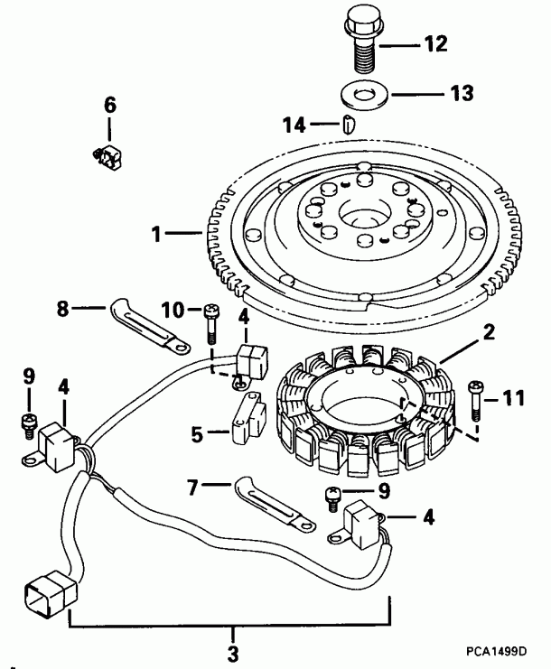 �������� ����� ������� E70FLTLECS 1998  - ywheel