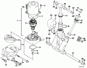 ���������������� ��������� ������� Hydraulic (Power Trim/tilt Hydraulic)