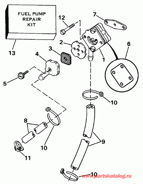  EVINRUDE E8FRLECA 1998  - ectric Primer System - ectric Primer System