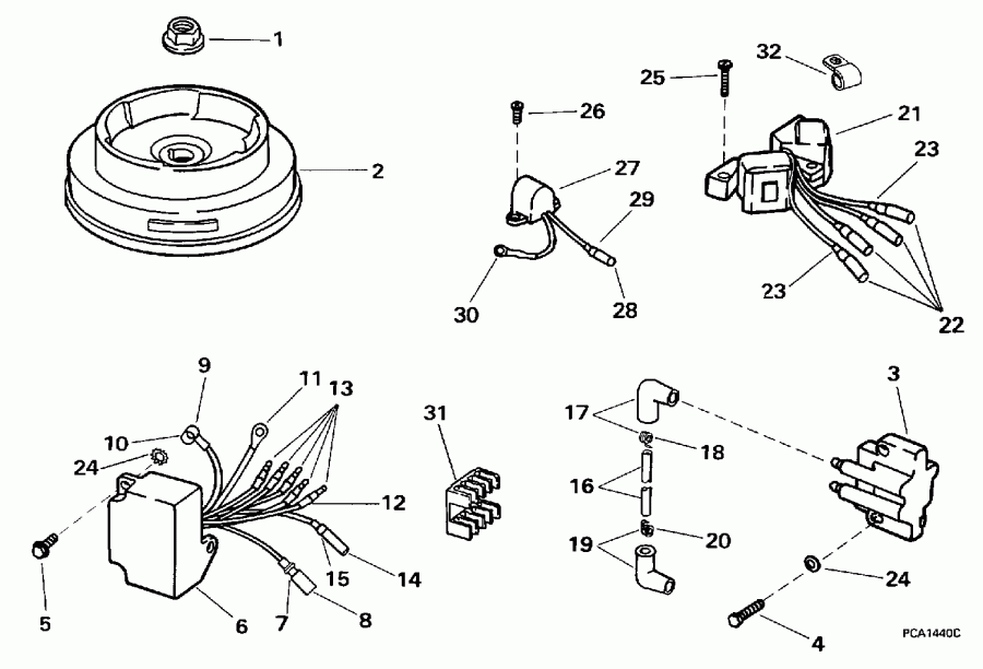 ��������� EVINRUDE E8FRLECA 1998  -  Rope / ����
